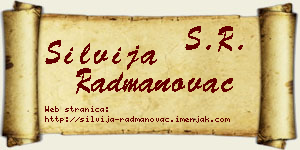 Silvija Radmanovac vizit kartica